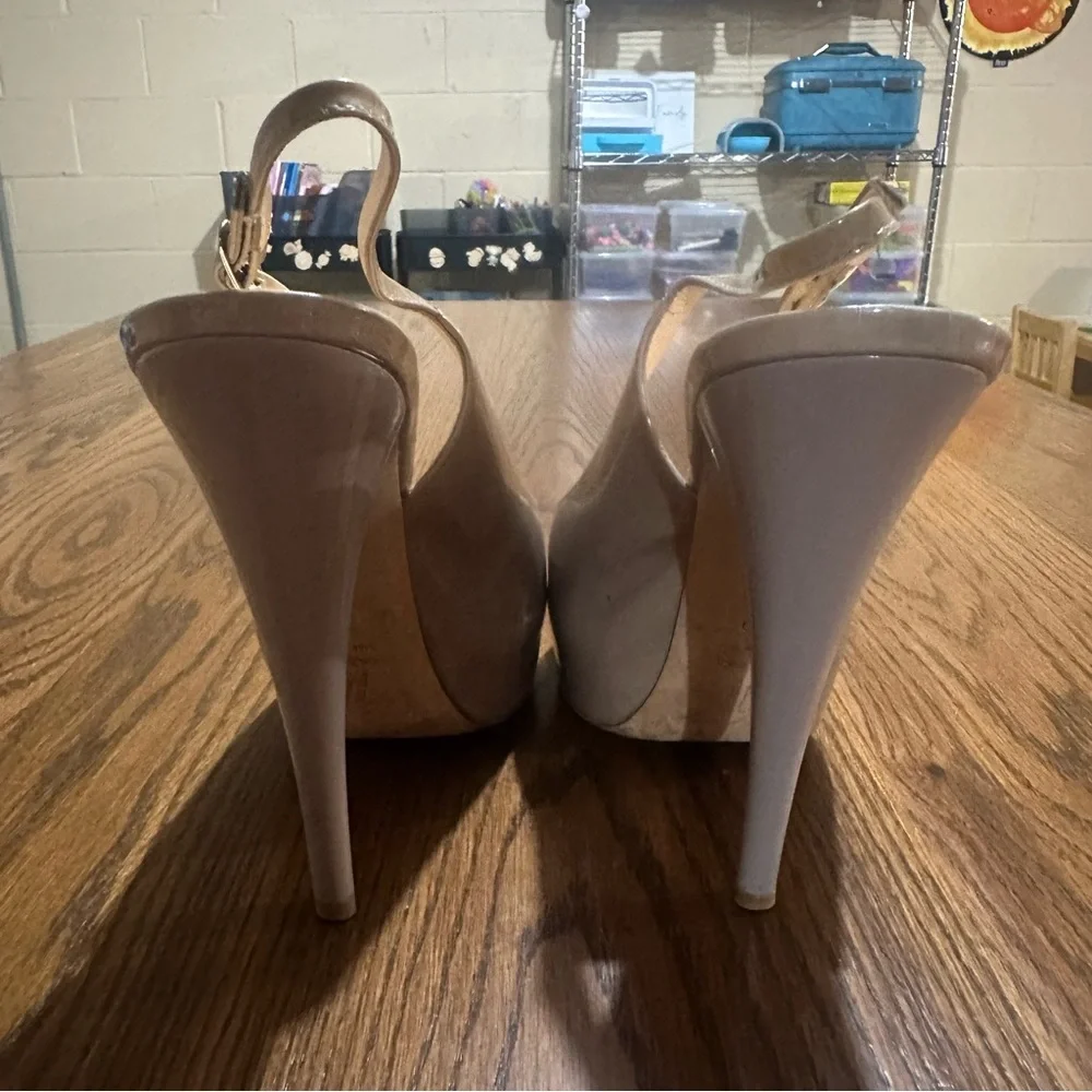 Giuseppe‎ Zanotti beige heels high heel straps